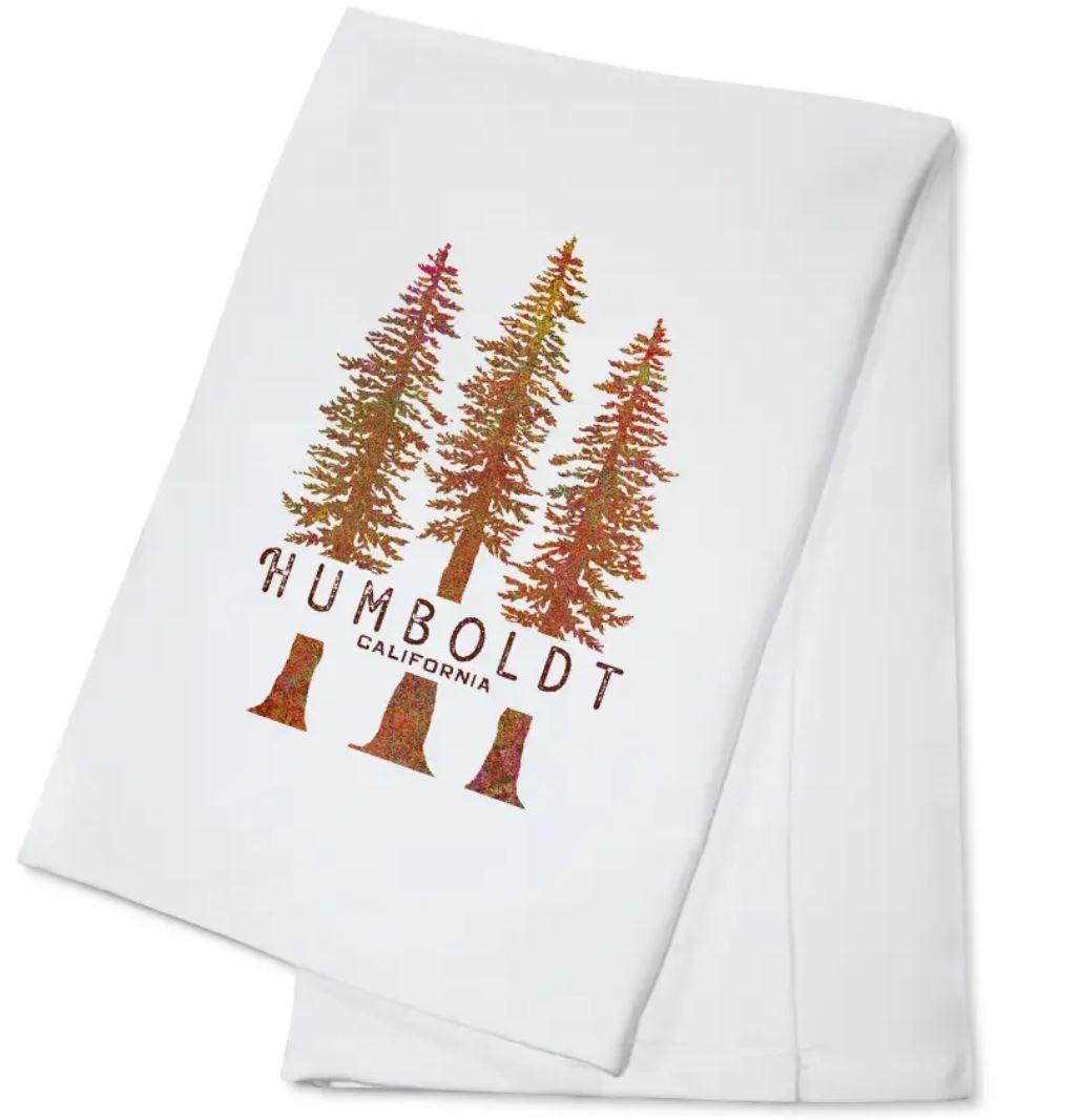 Tea Towel | Humboldt County California Redwood Trees Tea Towel | Humboldt County California Redwood Trees