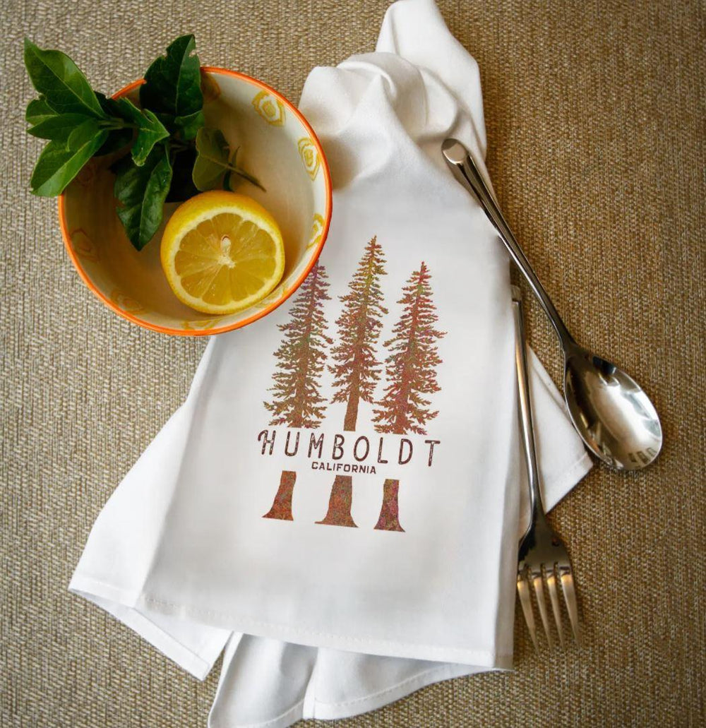 Tea Towel | Humboldt County California Redwood Trees Tea Towel | Humboldt County California Redwood Trees