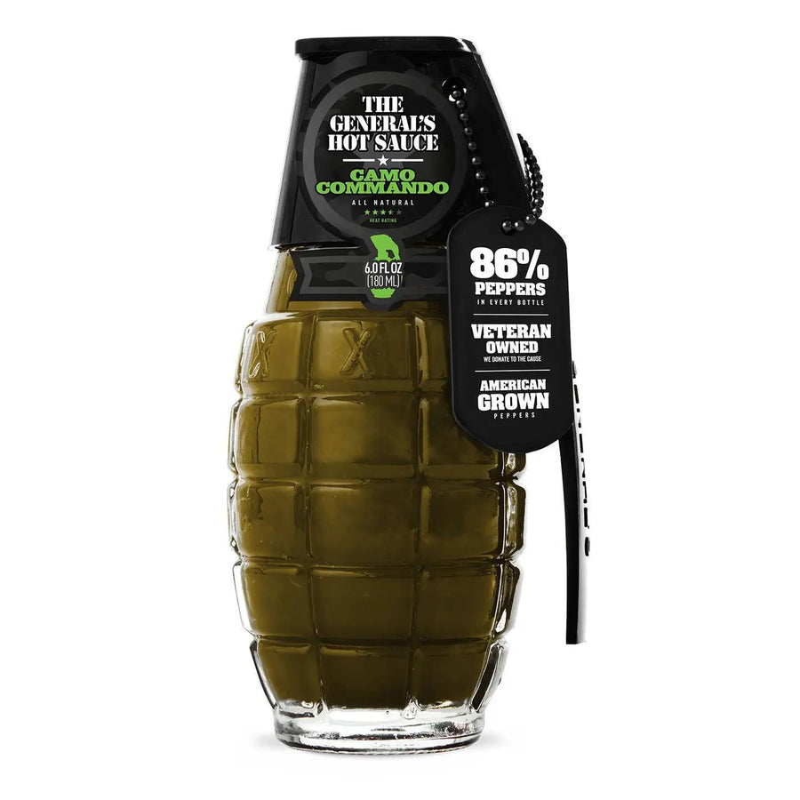 The General's Hot Sauce | Camo Commando The General's Hot Sauce | Camo Commando