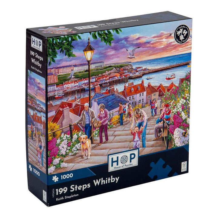 The House of Puzzles 199 Steps Whitby - 1000 Piece Jigsaw Puzzle The House of Puzzles 199 Steps Whitby - 1000 Piece Jigsaw Puzzle