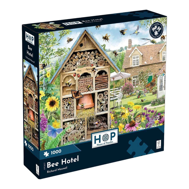 The House of Puzzles Bee Hotel 1000 Piece Jigsaw Puzzle The House of Puzzles Bee Hotel 1000 Piece Jigsaw Puzzle