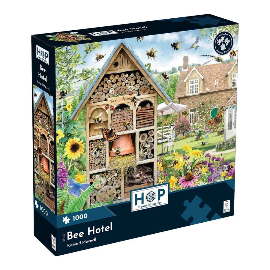 The House of Puzzles Bee Hotel 1000 Piece Jigsaw Puzzle The House of Puzzles Bee Hotel 1000 Piece Jigsaw Puzzle
