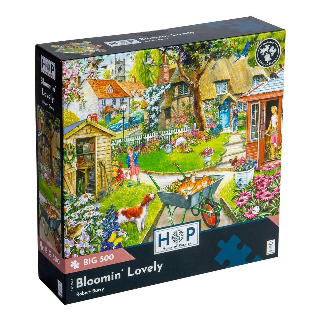The House of Puzzles Bloomin' Lovely - BIG 500 Piece Jigsaw Puzzle The House of Puzzles Bloomin' Lovely - BIG 500 Piece Jigsaw Puzzle