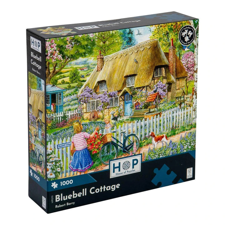 The House of Puzzles Bluebell Cottage 1000 Piece Puzzle The House of Puzzles Bluebell Cottage 1000 Piece Puzzle