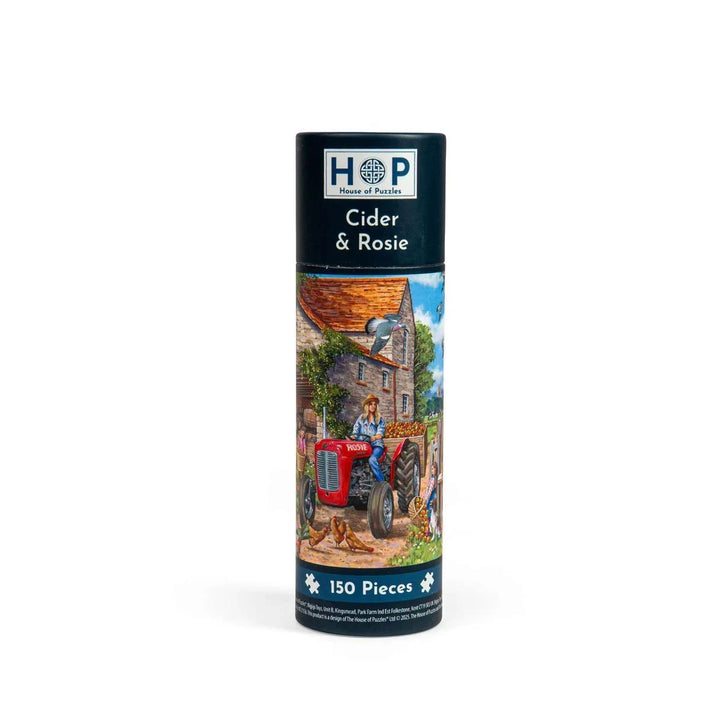The House of Puzzles Cider & Rosie 150 Piece Mini Jigsaw Puzzle in a Tube The House of Puzzles Cider & Rosie 150 Piece Mini Jigsaw Puzzle in a Tube