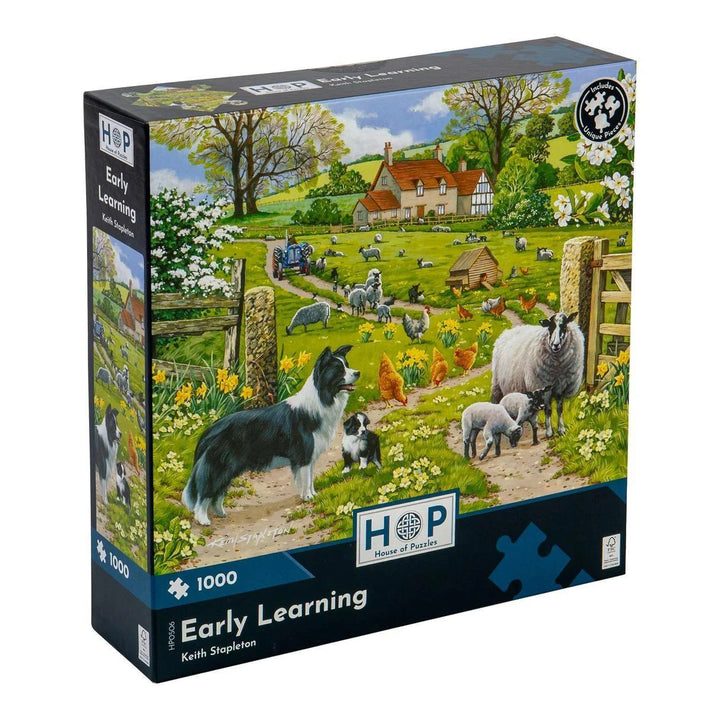 The House of Puzzles Early Learning - 1000 Piece Jigsaw Puzzle The House of Puzzles Early Learning - 1000 Piece Jigsaw Puzzle