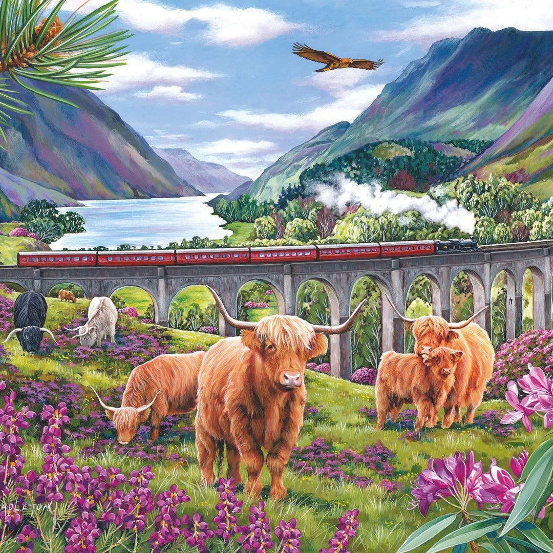 The House of Puzzles Glenfinnan 150 Piece Mini Jigsaw Puzzle in a Tube The House of Puzzles Glenfinnan 150 Piece Mini Jigsaw Puzzle in a Tube