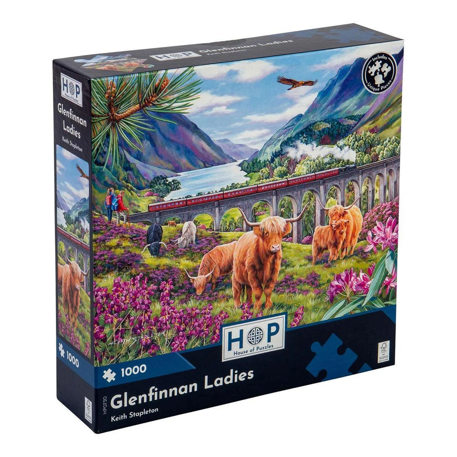 The House of Puzzles Glenfinnan Ladies 1000 Piece Puzzle The House of Puzzles Glenfinnan Ladies 1000 Piece Puzzle
