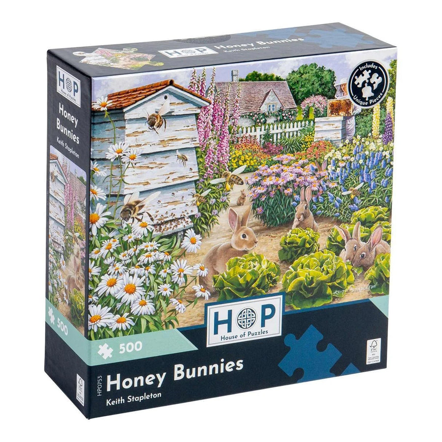 The House of Puzzles Honey Bunnies 500 Puzzle The House of Puzzles Honey Bunnies 500 Puzzle