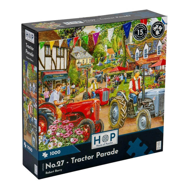 The House of Puzzles No.27 - Tractor Parade 1000 Piece Puzzle The House of Puzzles No.27 - Tractor Parade 1000 Piece Puzzle