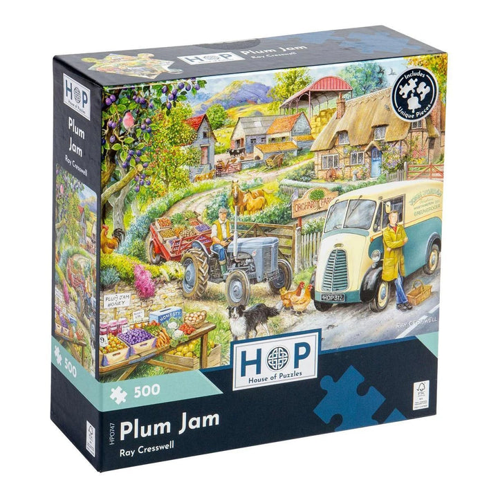 The House of Puzzles Plum Jam 500 Puzzle The House of Puzzles Plum Jam 500 Puzzle