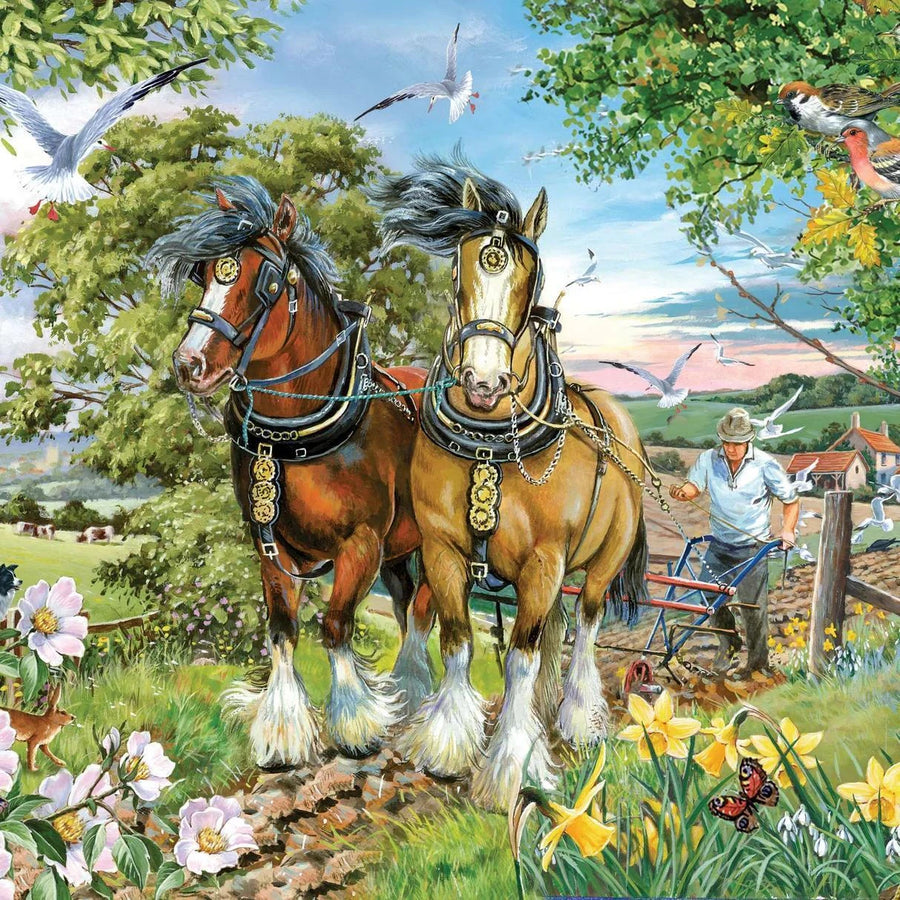 The House of Puzzles Strength & Beauty Horses 150 Piece Mini Jigsaw Puzzle in a Tube The House of Puzzles Strength & Beauty Horses 150 Piece Mini Jigsaw Puzzle in a Tube