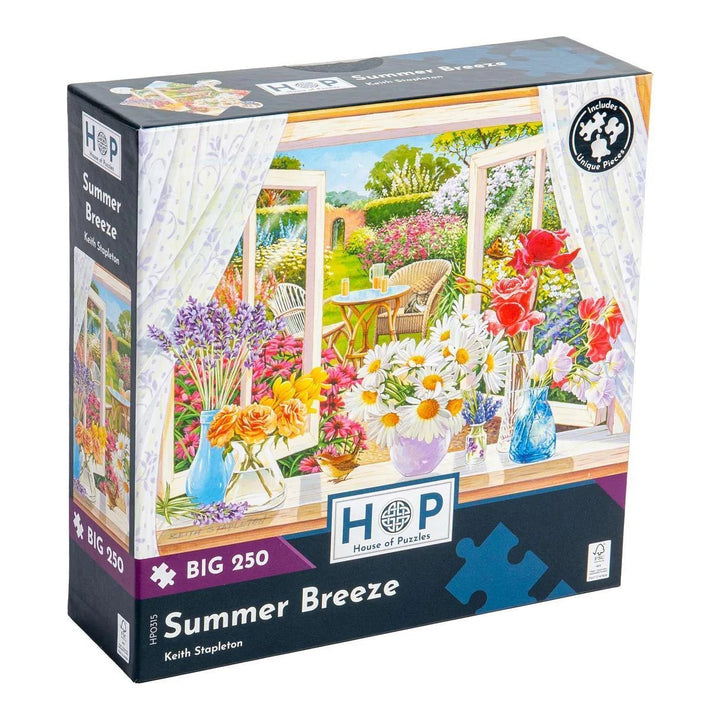 The House of Puzzles Summer Breeze - BIG 250 Piece Jigsaw Puzzle The House of Puzzles Summer Breeze - BIG 250 Piece Jigsaw Puzzle