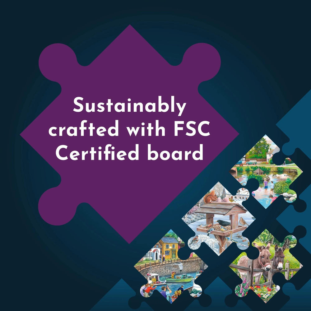 The House of Puzzles Train Spotting - BIG 250 Piece Jigsaw Puzzle The House of Puzzles Train Spotting - BIG 250 Piece Jigsaw Puzzle