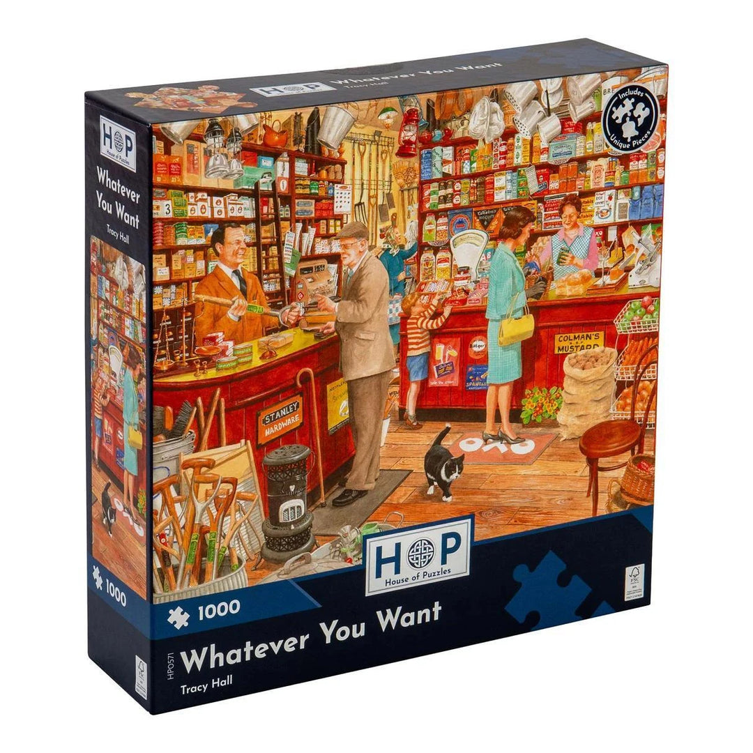 The House of Puzzles Whatever You Want - 1000 Piece Jigsaw Puzzle The House of Puzzles Whatever You Want - 1000 Piece Jigsaw Puzzle