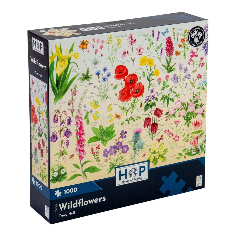 The House of Puzzles Wildflowers 1000 Piece Puzzle The House of Puzzles Wildflowers 1000 Piece Puzzle