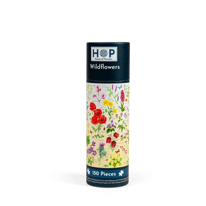 The House of Puzzles Wildflowers 150 Piece Mini Jigsaw Puzzle in a Tube The House of Puzzles Wildflowers 150 Piece Mini Jigsaw Puzzle in a Tube