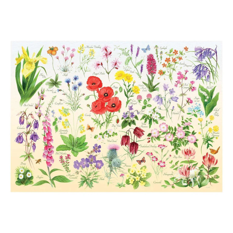 The House of Puzzles Wildflowers 150 Piece Mini Jigsaw Puzzle in a Tube The House of Puzzles Wildflowers 150 Piece Mini Jigsaw Puzzle in a Tube
