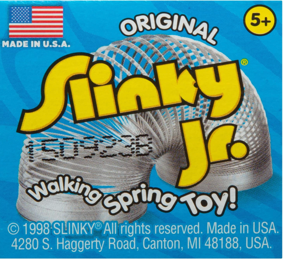 The Original Slinky Brand Metal Slinky Jr. Kids Spring Toy The Original Slinky Brand Metal Slinky Jr. Kids Spring Toy