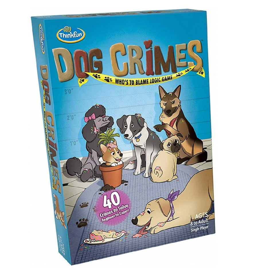 ThinkFun | Dog Crimes Logic Game - Deductive Reasoning Puzzle for Dog Lovers ThinkFun | Dog Crimes Logic Game - Deductive Reasoning Puzzle for Dog Lovers