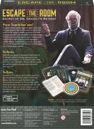ThinkFun | Escape the Room: Secret of Dr. Gravely's Retreat – Immersive Puzzle Game ThinkFun | Escape the Room: Secret of Dr. Gravely's Retreat – Immersive Puzzle Game