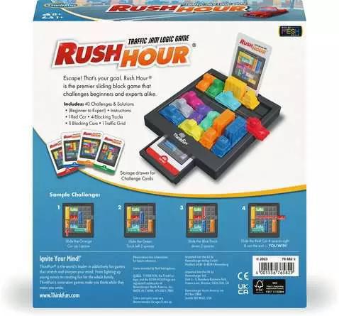 ThinkFun | Rush Hour Traffic Jam Logic Puzzle - Educational Brain Teaser ThinkFun | Rush Hour Traffic Jam Logic Puzzle - Educational Brain Teaser
