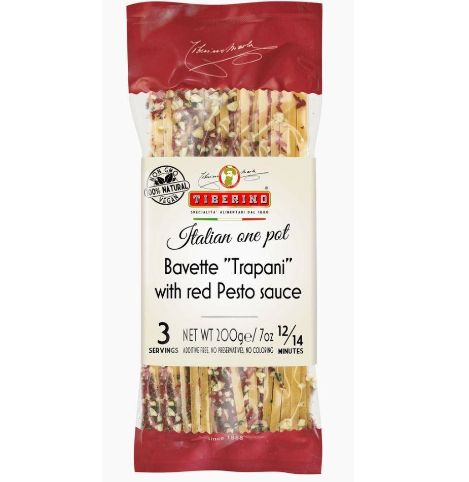 Tiberino Italian One Pot Meal | Bavette “Trapani” with Red Pesto Tiberino Italian One Pot Meal | Bavette “Trapani” with Red Pesto