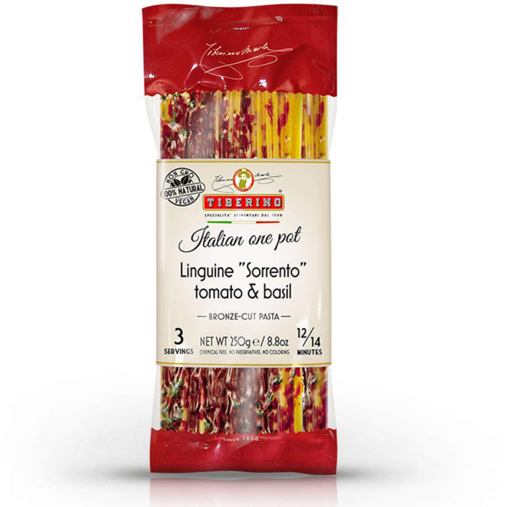 Tiberino Italian One Pot Meal | Linguine Sorrento with Tomato and Basil Tiberino Italian One Pot Meal | Linguine Sorrento with Tomato and Basil