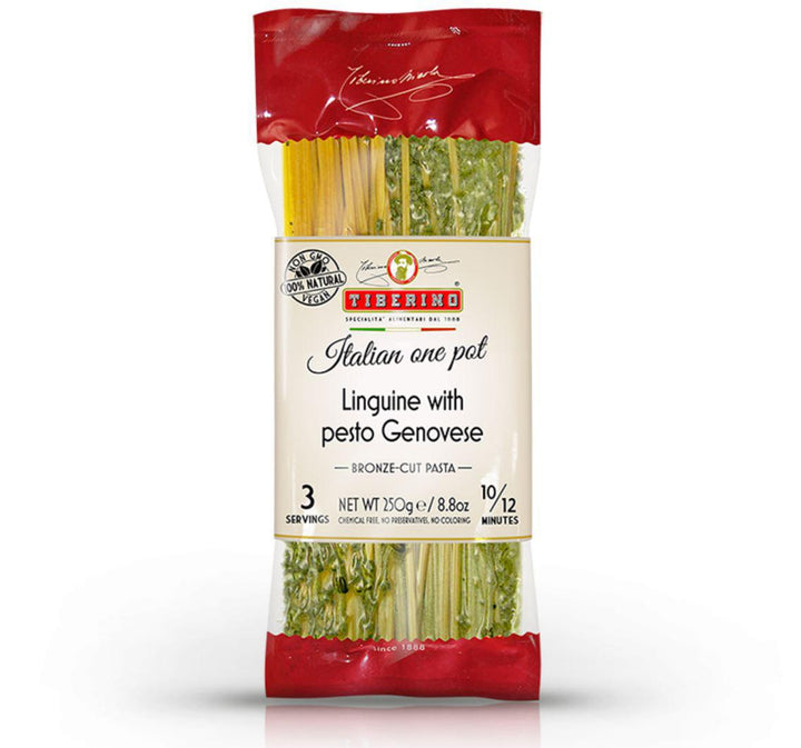 Tiberino Italian One Pot Meal | Linguine with Basil Pesto Tiberino Italian One Pot Meal | Linguine with Basil Pesto