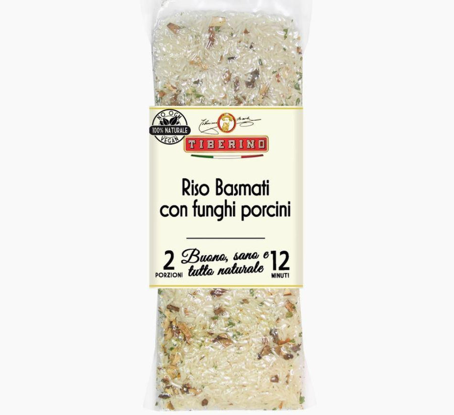 Tiberino Italian One Pot Meal | Risotto Basmati with Porcini Mushrooms Tiberino Italian One Pot Meal | Risotto Basmati with Porcini Mushrooms