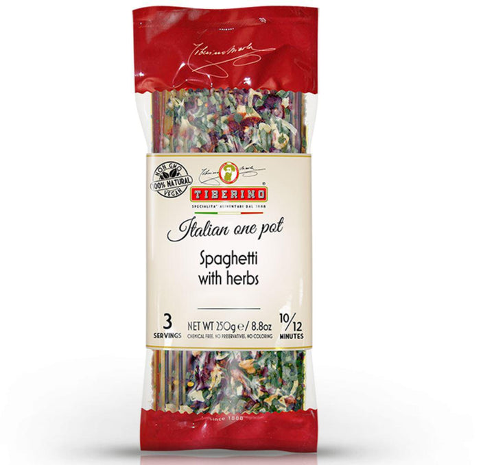 Tiberino Italian One Pot Meal | Spaghetti with Herbs Tiberino Italian One Pot Meal | Spaghetti with Herbs