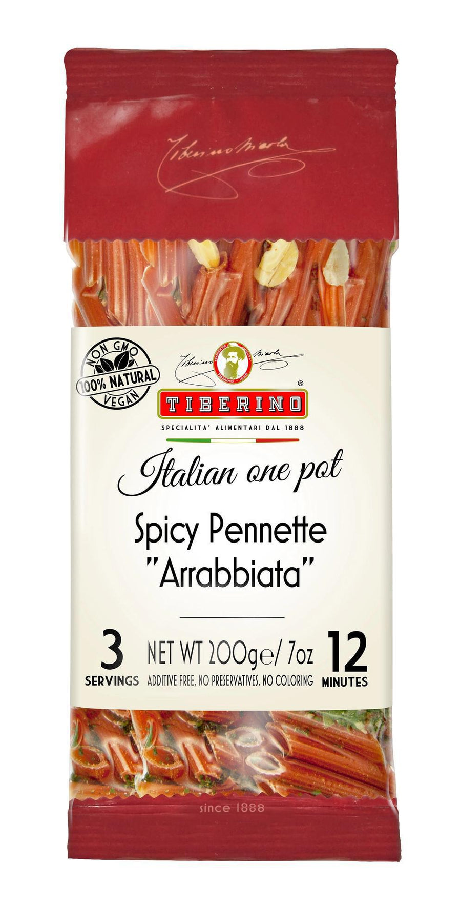 Tiberino Italian One Pot Meal | Spicy Pennette Arrabbiata Tiberino Italian One Pot Meal | Spicy Pennette Arrabbiata