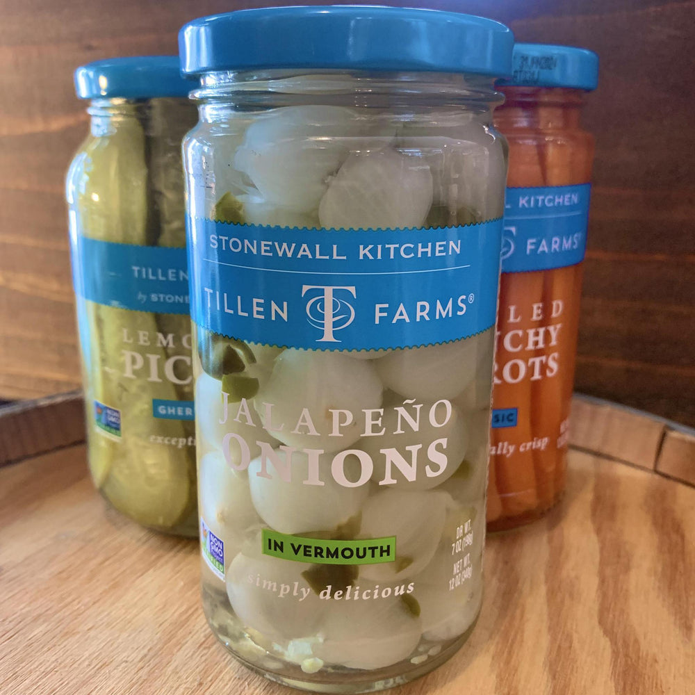 Tillen Farms Pickled Jalapeño Onions in Vermouth Tillen Farms Pickled Jalapeño Onions in Vermouth