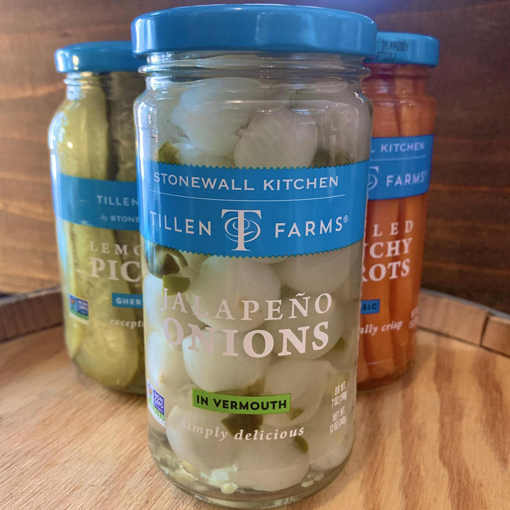 Tillen Farms Pickled Jalapeño Onions in Vermouth Tillen Farms Pickled Jalapeño Onions in Vermouth
