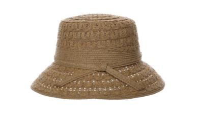 Sorina Fancy Paper Braid Bucket Hat Toast