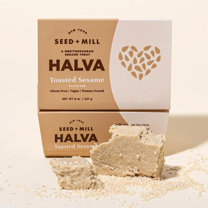 Seed + Mill Halva Kosher Sesame Candy Toasted Sesame Seed + Mill Halva Kosher Sesame Candy