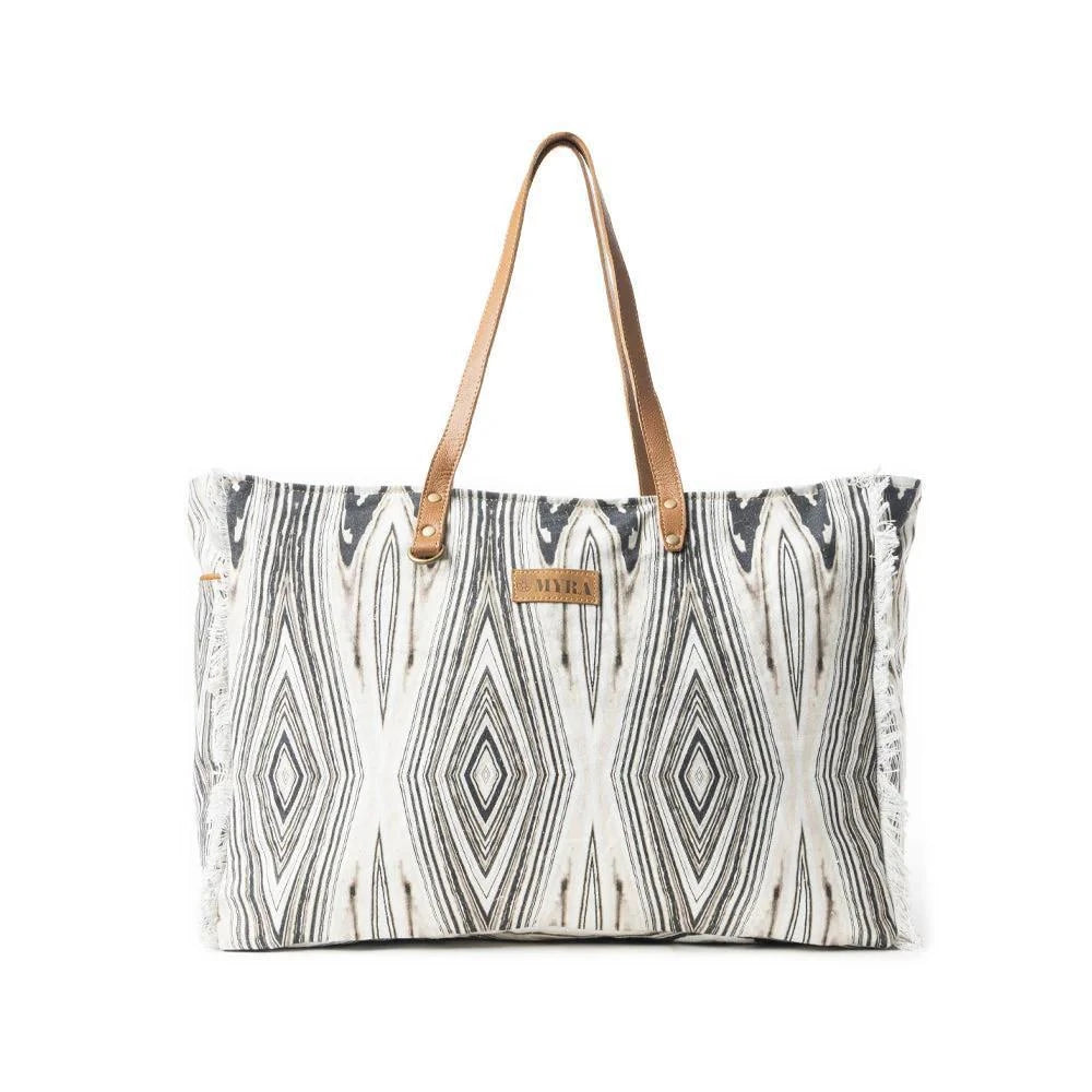 Tribal Spirit Adventure Weekender Bag In Off White Tribal Spirit Adventure Weekender Bag In Off White
