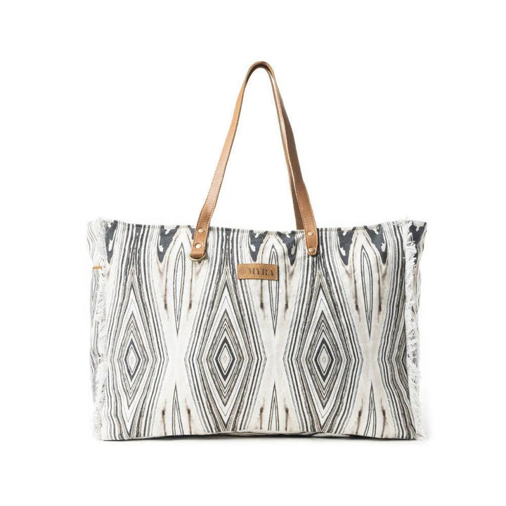 Tribal Spirit Adventure Weekender Bag In Off White Tribal Spirit Adventure Weekender Bag In Off White