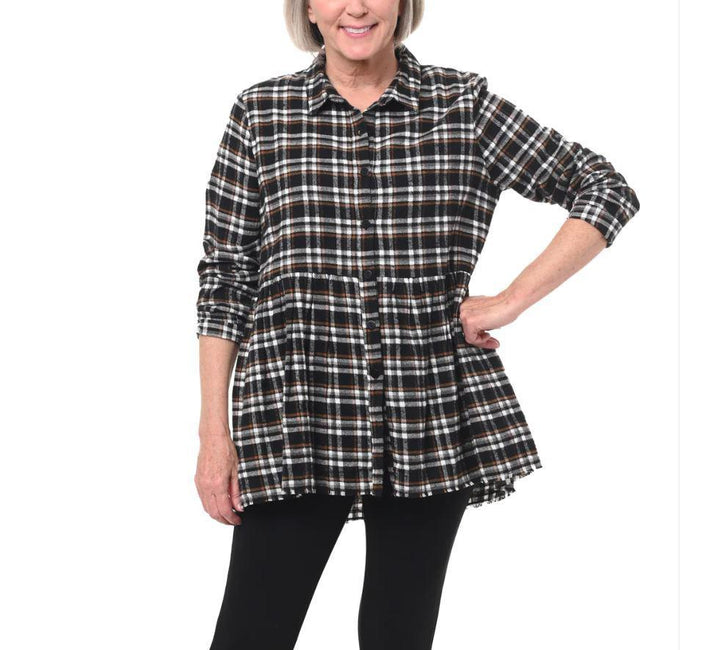 Tulip Clothing Emery Flannel Top Tulip Clothing Emery Flannel Top