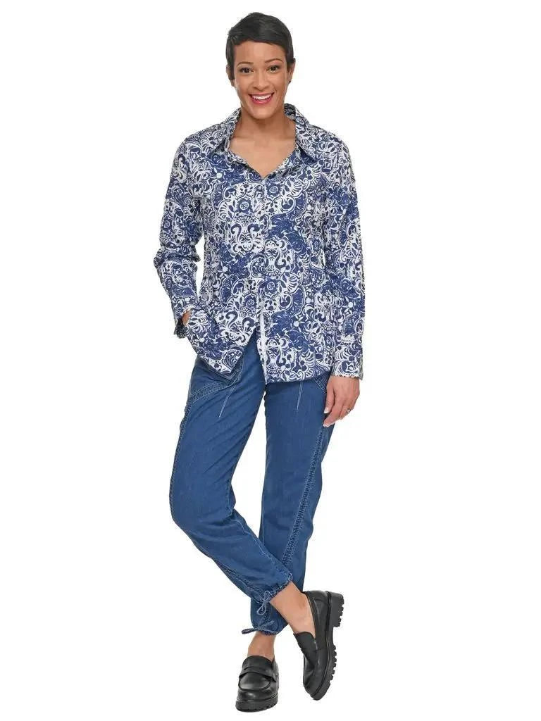 Tulip Clothing Gretchen Button Down in Huron Tulip Clothing Gretchen Button Down in Huron