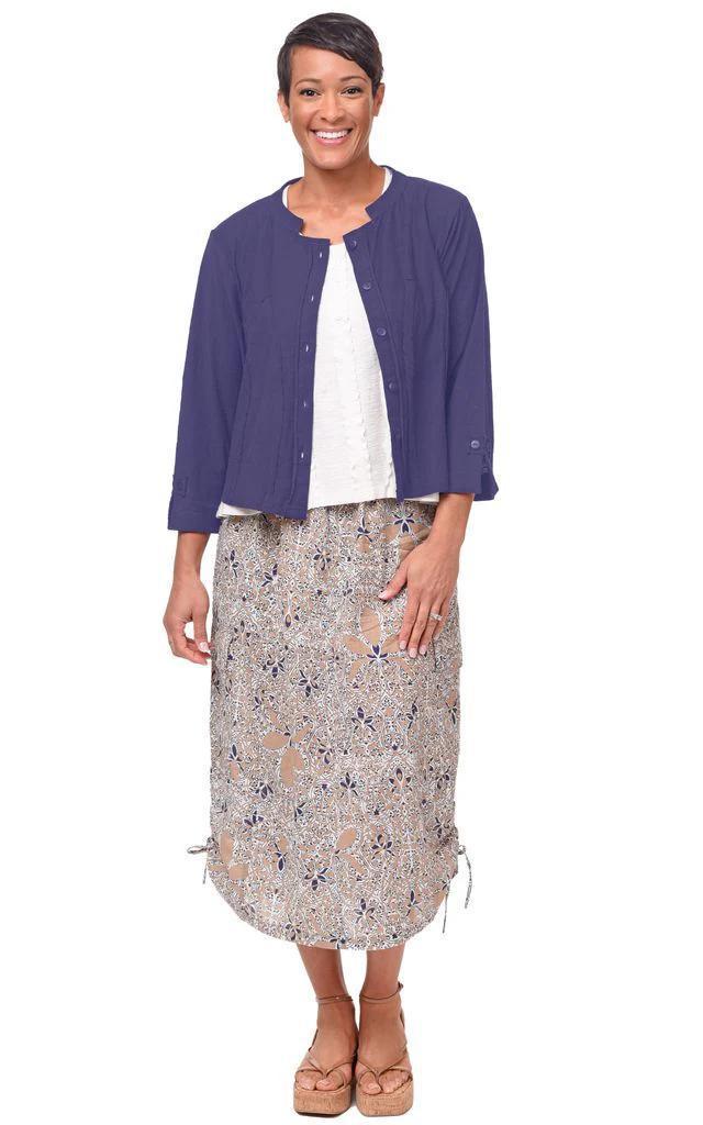 Tulip Clothing Ollie Jacket – Navy Elegance in a Breezy Cut Tulip Clothing Ollie Jacket – Navy Elegance in a Breezy Cut