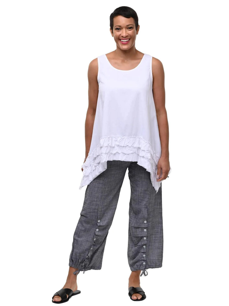 Tulip Clothing Scooter Pant in Black Mini Check Tulip Clothing Scooter Pant in Black Mini Check