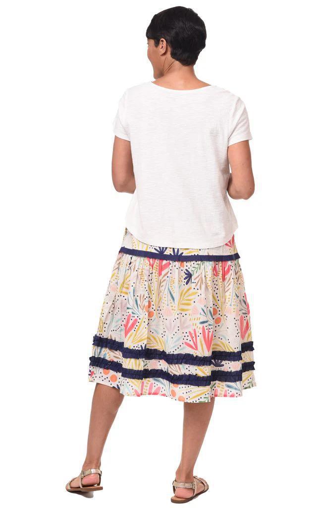 Tulip Clothing Snap Dragon & Twig Women's Button Tee in Ivory Tulip Clothing Snap Dragon & Twig Women's Button Tee in Ivory