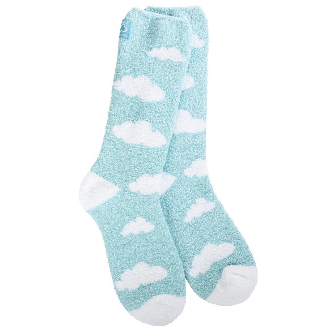 World's Softest Socks | Cloud Cozy Winter Crew Socks Turquoise