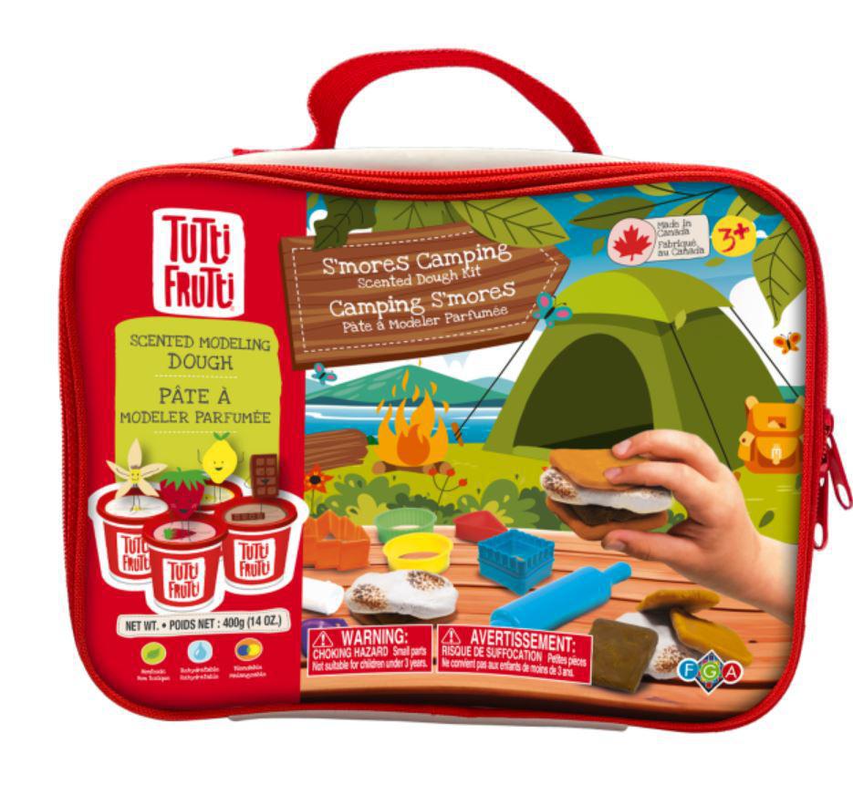Tutti Frutti Scented Dough Kit | Smore's Camping Lunch Bag Kit