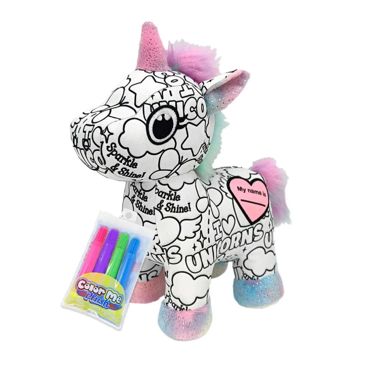 Plushology® by RGU Color Me Plush™ Unicorn Plushology® by RGU Color Me Plush™