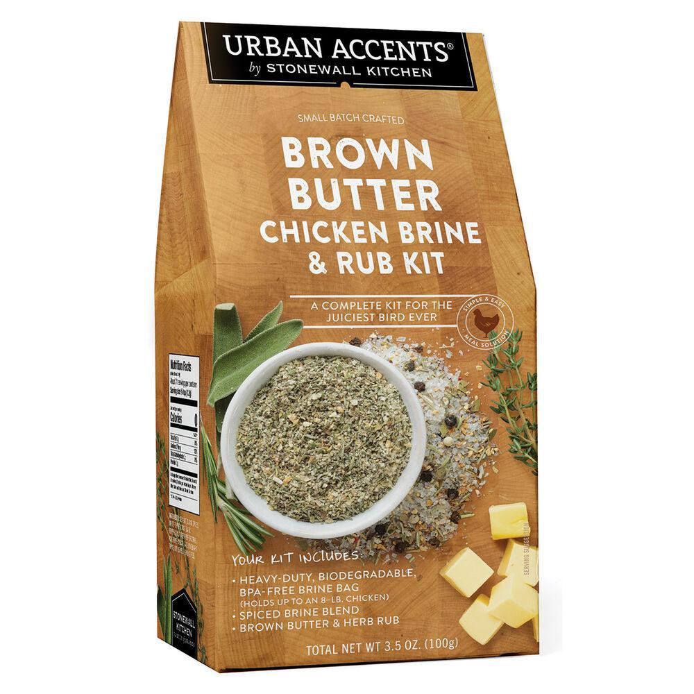 Urban Accents Brown Butter Chicken Brine & Rub Kit Urban Accents Brown Butter Chicken Brine & Rub Kit