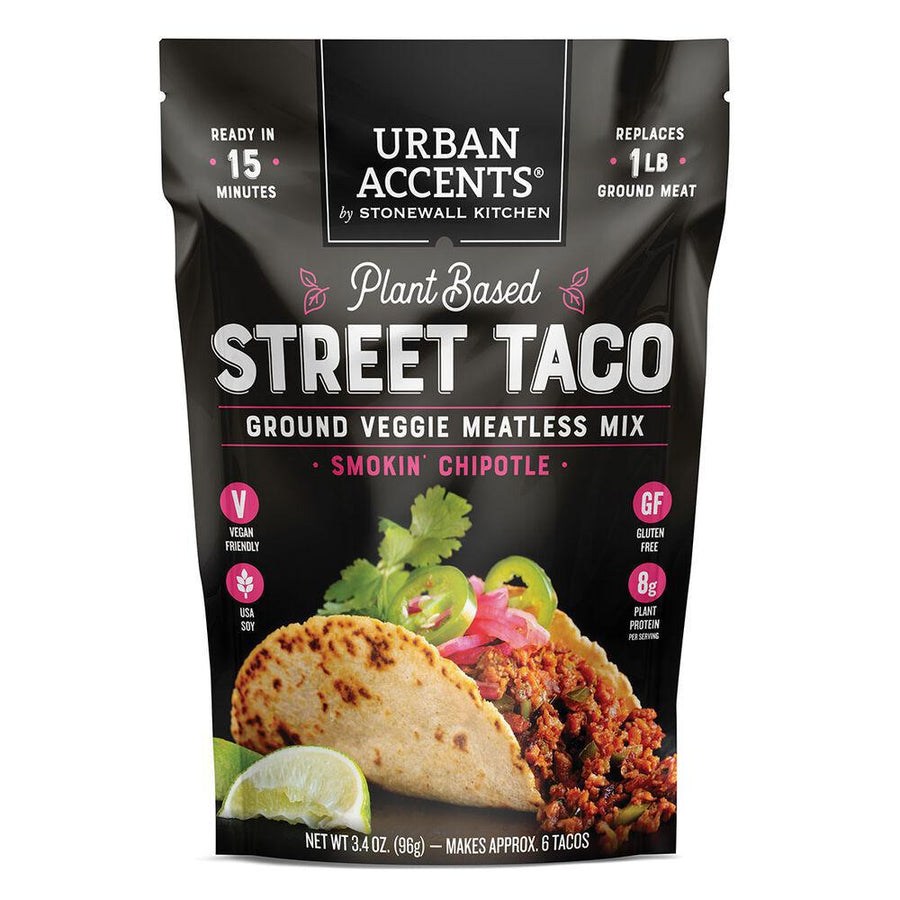 Urban Accents Plant Based Street Taco Meatless Mix Urban Accents Plant Based Street Taco Meatless Mix