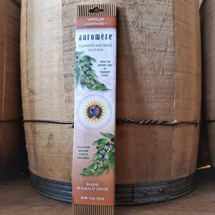 Auromere Incense Flowers & Spice Vanilla (Soothing) Auromere Incense Flowers & Spice