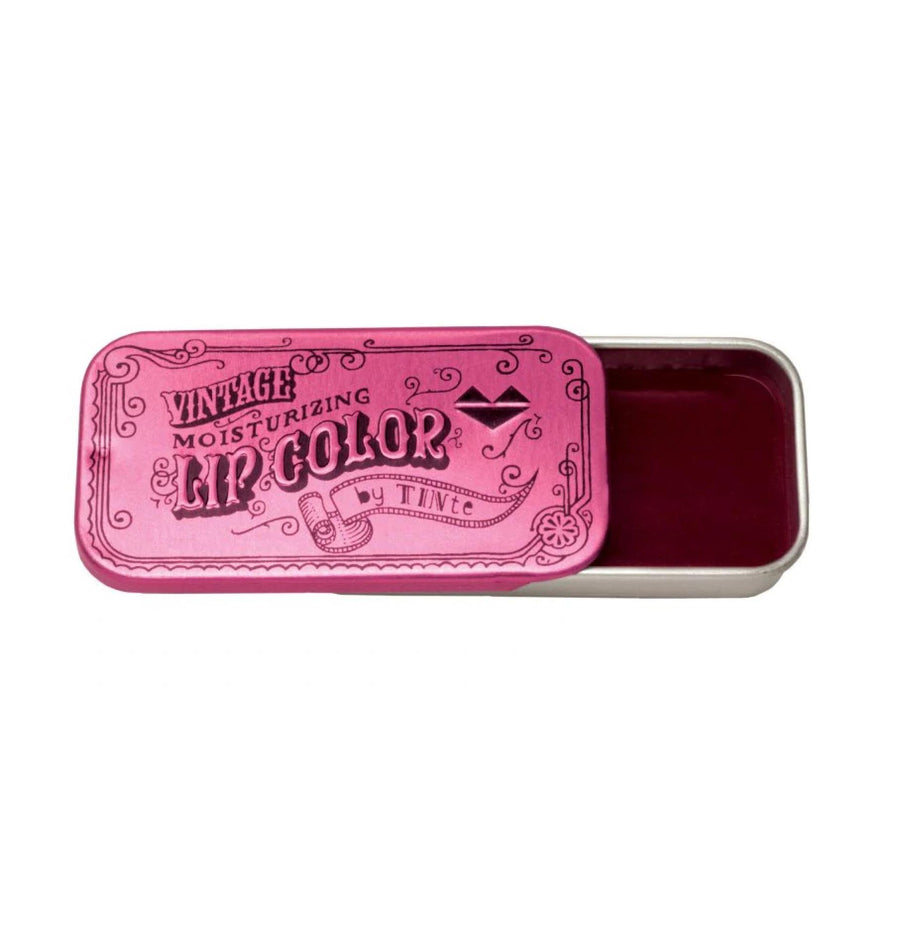 Vintage Slider Tin Moisturizing Flavored Lip Color | Blackberry Jam Vintage Slider Tin Moisturizing Flavored Lip Color | Blackberry Jam